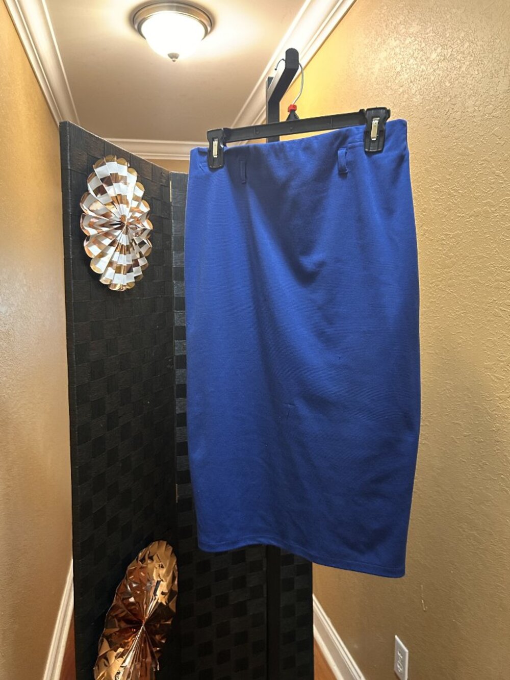 Royal Blue Pencil Skirt